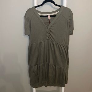 Knox Rose Olive Green Swing Dress